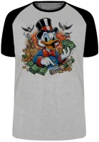 Camiseta adulto ou infantil Tio patinhas dolar ouro rico - Foto 4
