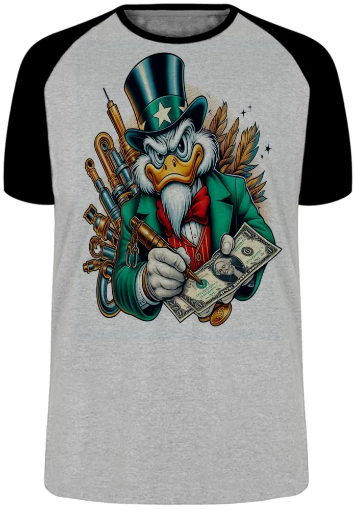 Camiseta adulto ou infantil Tio patinhas Sam desenho antigo
