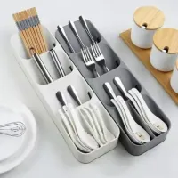 Porta Talheres Gaveta Organizador Separador Cozinha Colher Garfo Faca Divisoria Pratico Casa