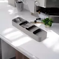 Porta Talheres Gaveta Organizador Separador Cozinha Colher Garfo Faca Divisoria Pratico Casa - Foto 6