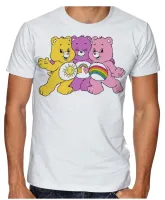 Camiseta adulto ou infantil Ursinhos carinhosos desenho antigo - Foto 2