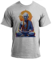 Camiseta adulto ou infantil Gandhi India lider espiritual - Foto 2
