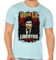 Camiseta adulto ou infantil Javier Milei Liberdade - Foto 2
