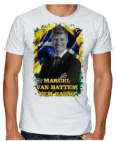 Camiseta adulto ou infantil Marcel Van Hattem Patriota Brasil - Foto 2