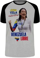 Camiseta adulto ou infantil Maria Corina Machado Venezuela - Foto 4