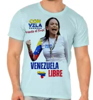 Camiseta adulto ou infantil Maria Corina Machado Venezuela - Foto 5