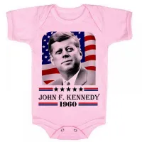 Body Bebê Infantil John F. Kennedy Presidente - Foto 2