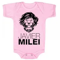 Body Bebê Infantil Javier Milei Argentina - Foto 2