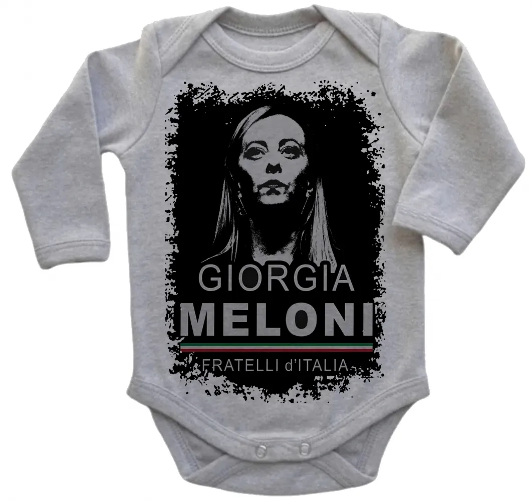 Body Bebê Infantil Giorgia Meloni italia direita