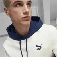 Moletom Com Capuz Puma Classics Block Casual Logo Masculino  - Foto 3