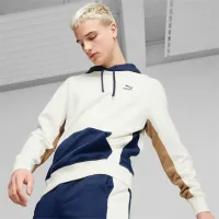 Moletom Com Capuz Puma Classics Block Casual Logo Masculino  - Foto 6
