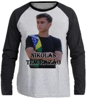 Camiseta manga longa Infantil ou Adulto Nikolas ferreira tem razão - Foto 3