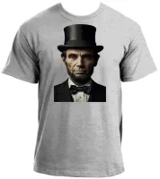 Baby look blusa feminina abraham lincoln 16 presidente - Foto 3