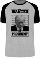 Baby look blusa feminina Donald Trump presidente - Foto 2