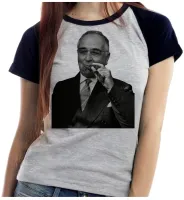 Baby look blusa feminina Getulio Vargas Presidente Brasil - Foto 3