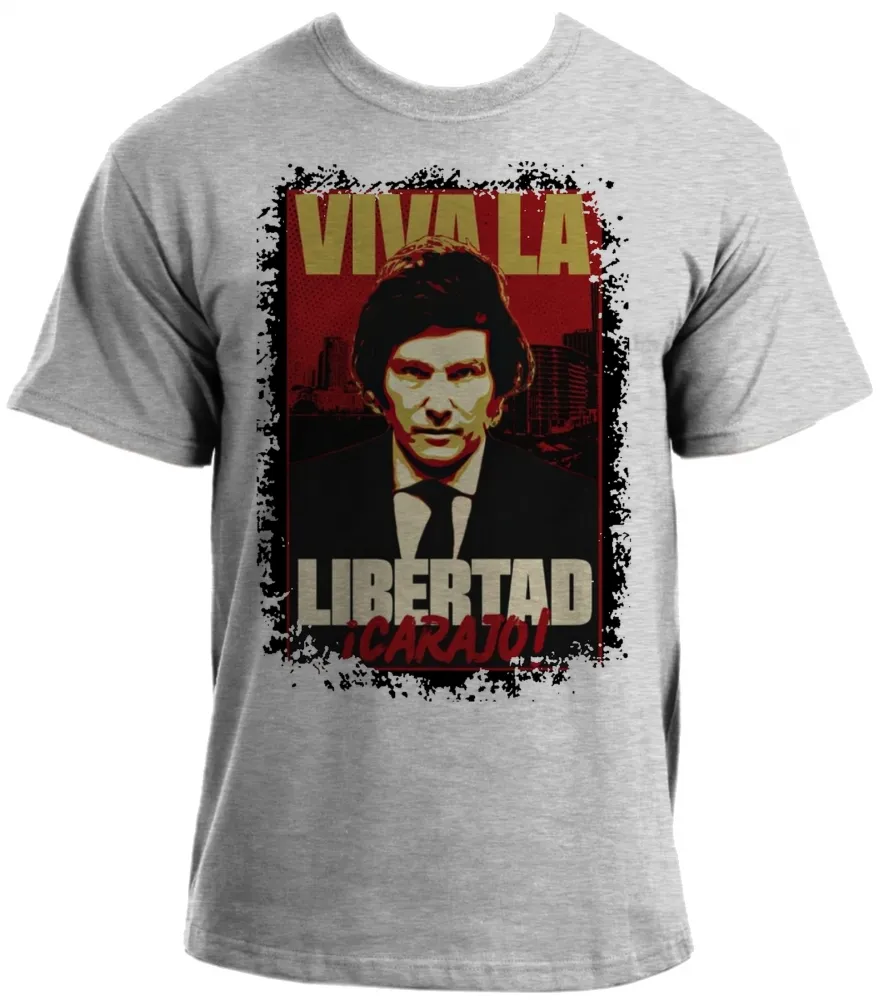 Baby look blusa feminina Javier Milei Liberdade