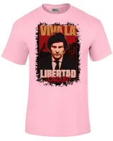 Baby look blusa feminina Javier Milei Liberdade - Foto 2