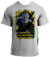 Baby look blusa feminina Marcel Van Hattem Patriota Brasil - Foto 2