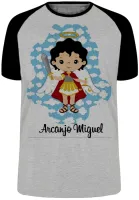 Camiseta adulto ou infantil Arcanjo Miguel Jesus Cristo - Foto 4