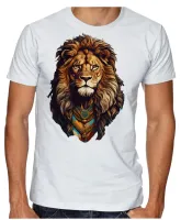 Camiseta adulto ou infantil Leão rei Juda Jesus Cristo salvador - Foto 3