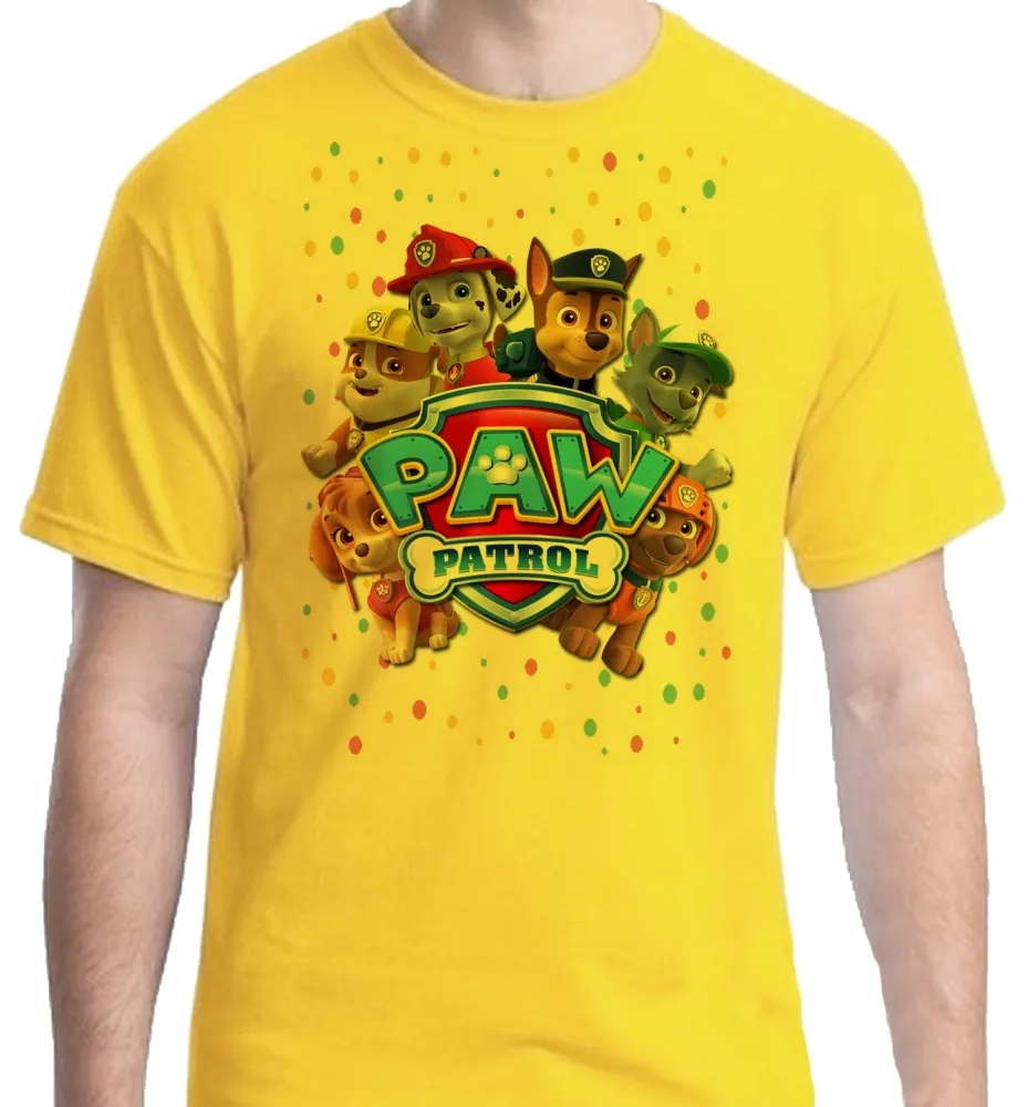 Camiseta Patrulha Canina Equipe tamanho M
