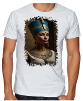 Camiseta adulto ou infantil Nefertite egito piramides - Foto 2