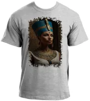 Camiseta adulto ou infantil Nefertite egito piramides - Foto 3
