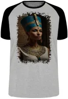 Camiseta adulto ou infantil Nefertite egito piramides - Foto 4
