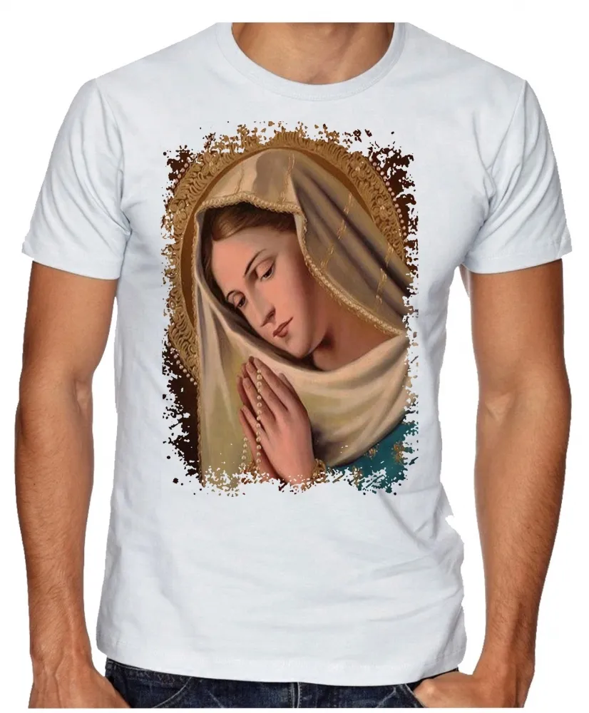 Camiseta adulto ou infantil Nossa senhora Aparecida Mãe Imagem