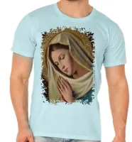Camiseta adulto ou infantil Nossa senhora Aparecida Mãe - Foto 2