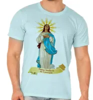 Camiseta adulto ou infantil Nossa senhora da Conceição - Foto 4