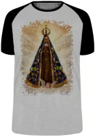 Camiseta adulto ou infantil Nossa Senhora Jesus Rainha - Foto 4