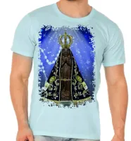 Camiseta adulto ou infantil Nossa Senhora Mãe Jesus - Foto 5