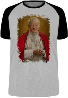 Camiseta adulto ou infantil Papa João Paulo Jesus Cristo - Foto 4