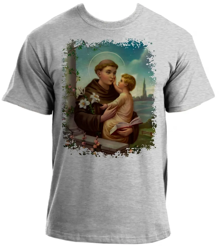 Camiseta adulto ou infantil Santo Antonio Jesus Cristo