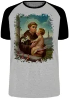 Camiseta adulto ou infantil Santo Antonio Jesus Cristo - Foto 5