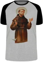 Camiseta adulto ou infantil São Francisco Jesus Cristo - Foto 4