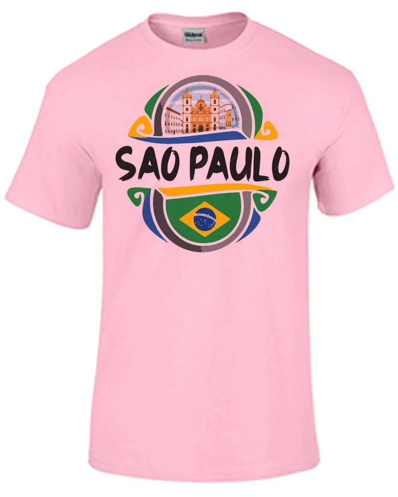 Camiseta adulto ou infantil São Paulo Brasil lembrança