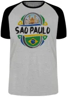 Camiseta adulto ou infantil São Paulo Brasil lembrança - Foto 3