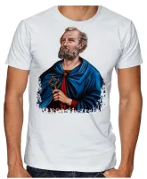 Camiseta adulto ou infantil São Pedro Jesus Cristo - Foto 2