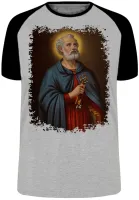 Camiseta adulto ou infantil São Pedro Santo Jesus - Foto 4