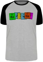 Camiseta adulto ou infantil Bazinga big bang theory tabela - Foto 2