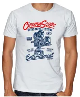 Camiseta adulto ou infantil Cinema Arte festival antigo - Foto 2