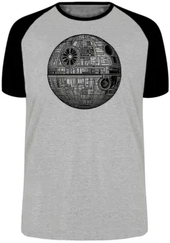 Camiseta adulto ou infantil Estrela da morte star wars darth vader