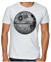 Camiseta adulto ou infantil Estrela da morte star wars darth vader - Foto 2