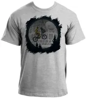 Camiseta adulto ou infantil Et telefone estrela da morte star wars - Foto 3
