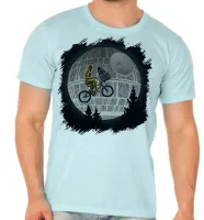 Camiseta adulto ou infantil Et telefone estrela da morte star wars - Foto 5