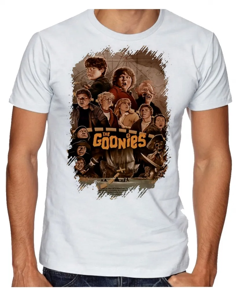 Camiseta adulto ou infantil goonies filme antigo anos 80