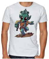 Camiseta adulto ou infantil greedo star wars personagem - Foto 2