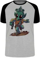 Camiseta adulto ou infantil greedo star wars personagem - Foto 4